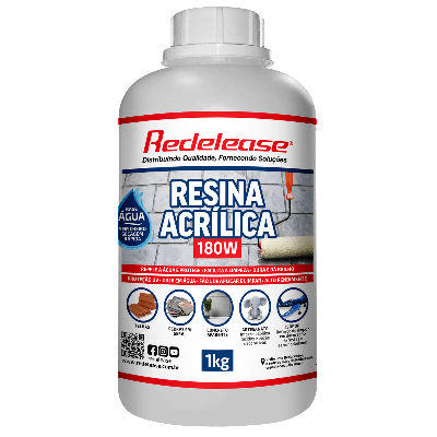 Resina Acrílica Base Água 180w (01 Kg)