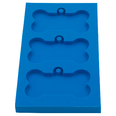 Molde de Silicone Osso coleira Tamanho GG