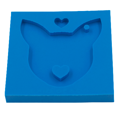 Molde de Silicone Gato
