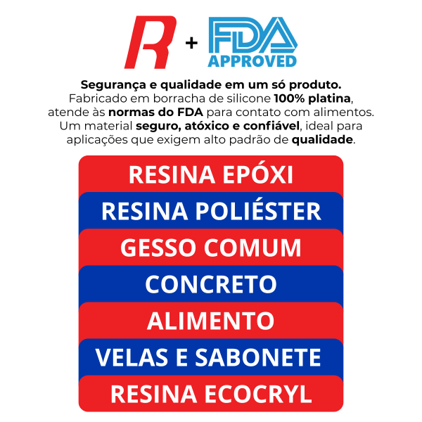Molde de Silicone Formato Xadrez, Dama e Tabuleiro
