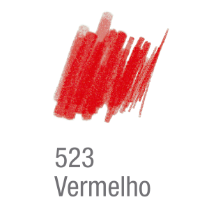 Caneta Marcador Permanente Vermelho Ponta Dupla