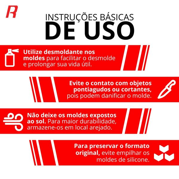 Molde de Silicone Bandeja Oval Modelo 3