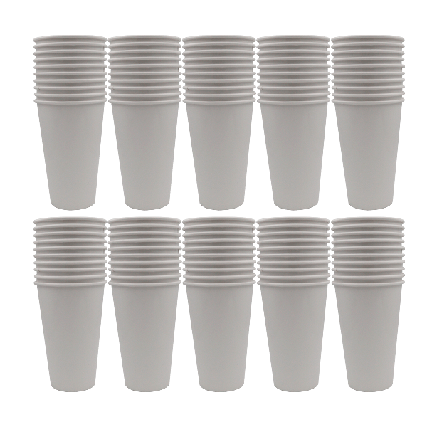 Copos Plastificados 300ml (100 Un)