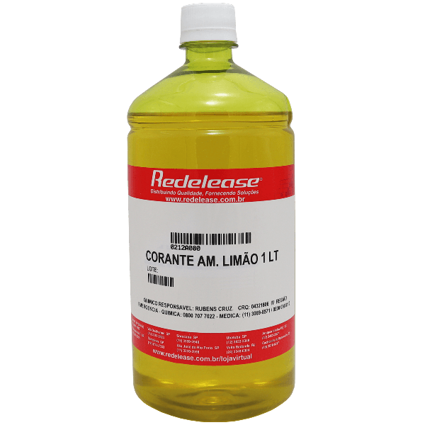 Corante Amarelo Limão Translúcido (01 L)