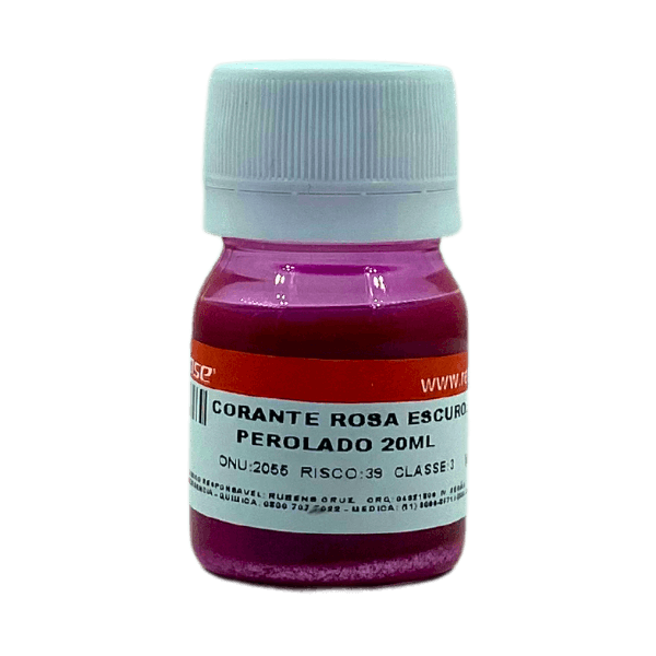 Corante Rosa Escuro Perolado (20 ml)