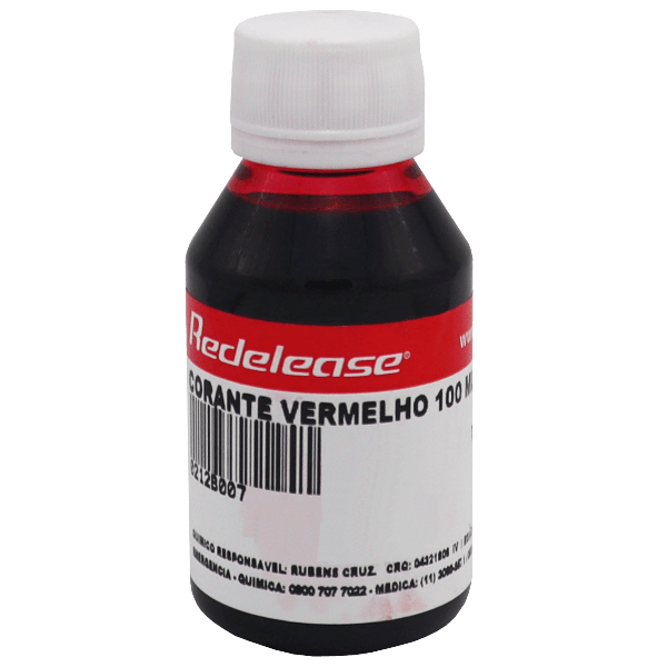 Corante Vermelho Translúcido (0,100 L)