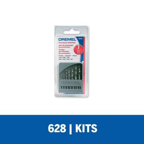 Dremel Kit De Brocas - 7 Peças (Modelo 628)