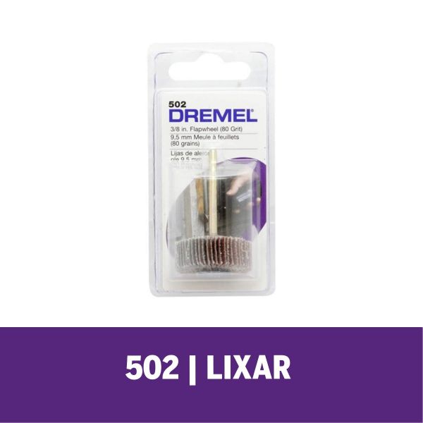 Dremel Disco Flap 9,5mm De Grão Grosso (Modelo 502)