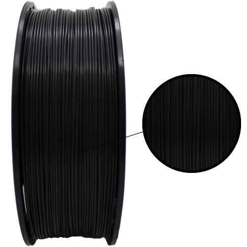 Filamento PLA Preto Premium 1,75mm (01 Kg)