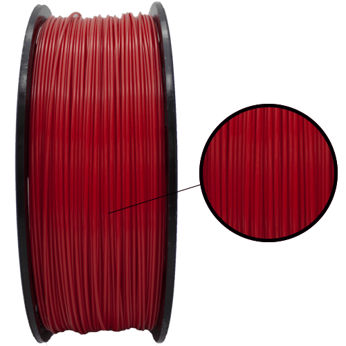 Filamento PLA Vermelho Premium 1,75mm (01 Kg)