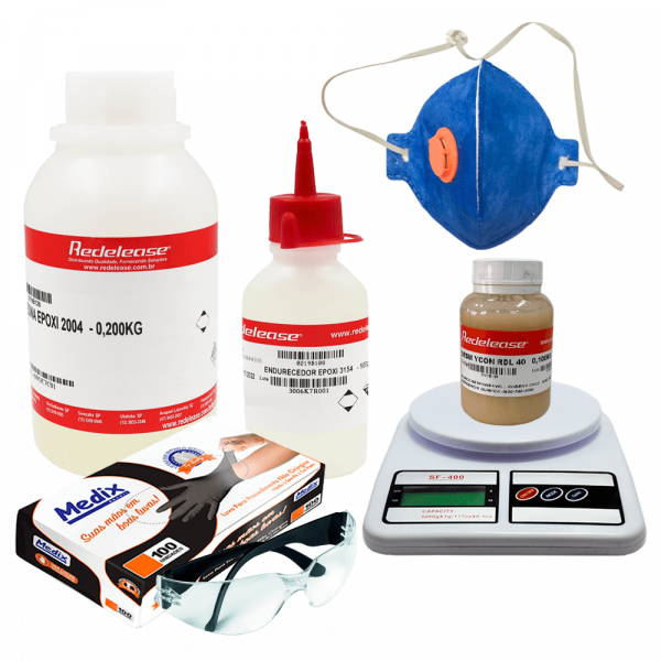 Kit Iniciante cursos Prih Gomes (Apliques de Resina e Chaveiros Shakers)