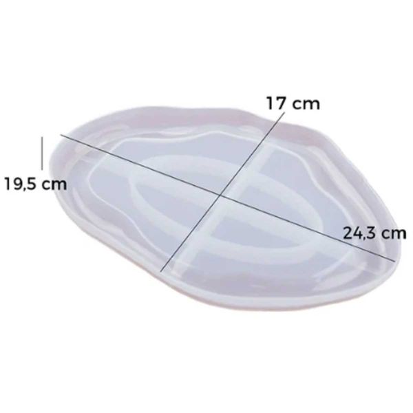 Molde de Silicone Bandeja Geodo Modelo 1