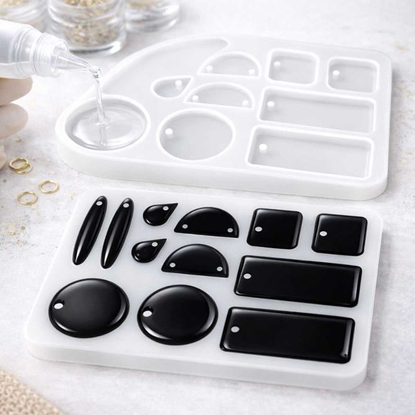 Molde de Silicone Formato Bijuterias Modelo 4