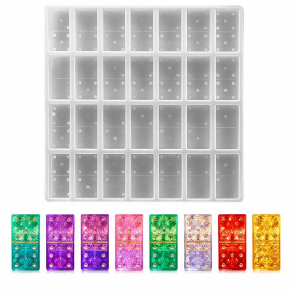 Molde De Silicone Formato Dominó
