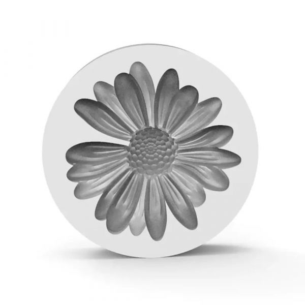 Molde de Silicone Margarida Com Furo