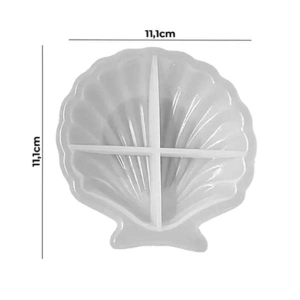 Molde de Silicone Porta Joias Concha