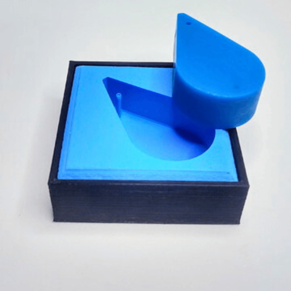 Borracha De Silicone Azul Alta Flexibilidade para Moldes Com Catalisador (515 g)