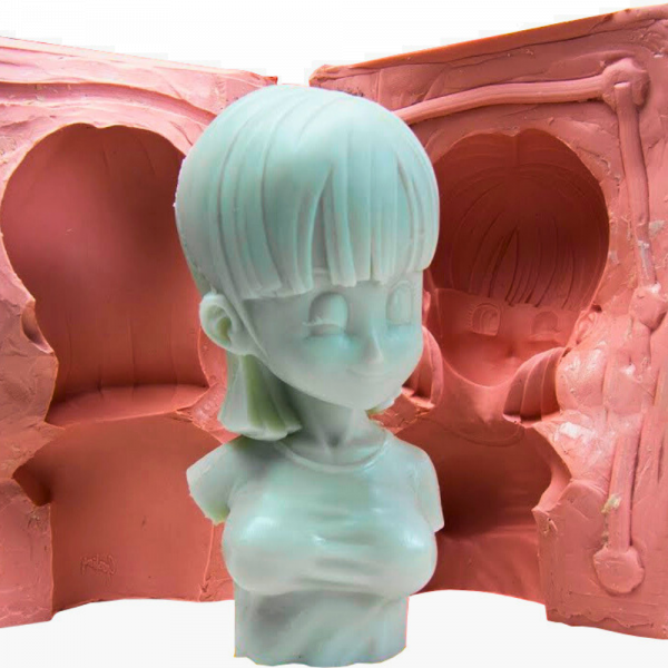 Borracha De Silicone Rosa Media Flexibilidade para Moldes Com Catalisador (12,360 Kg)