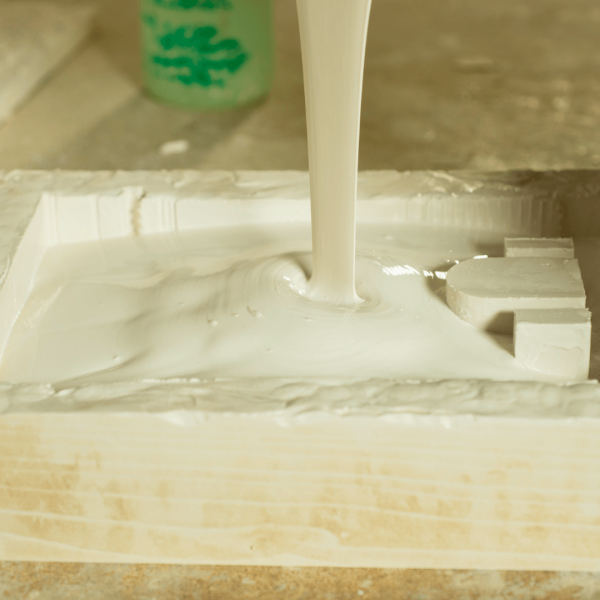 Borracha De Silicone Branca Alta Flexibilidade para Moldes Com Catalisador (20,60 Kg)