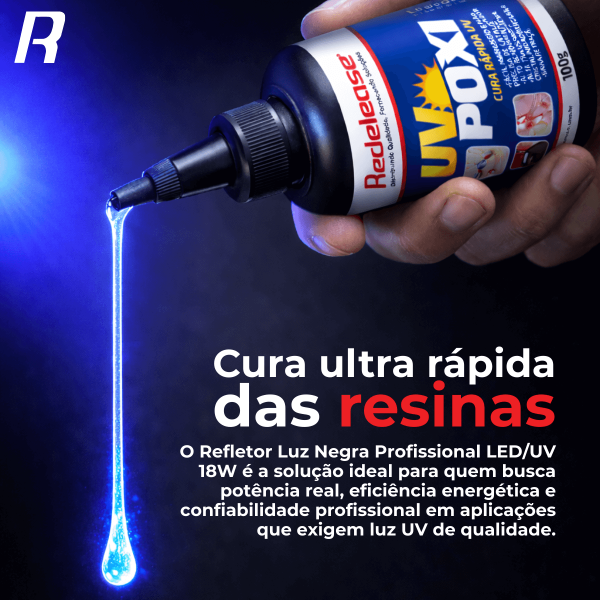 Lâmpada Refletor Luz Negra Profissional Lâmpada Led/uv