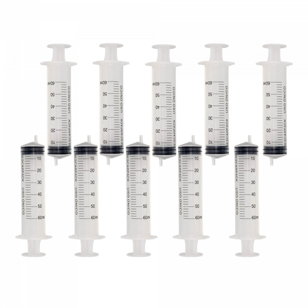 Seringa Descartável 60ml (10 unidades)