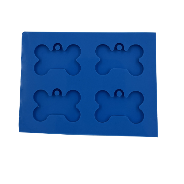 Molde de Silicone Osso Coleira P