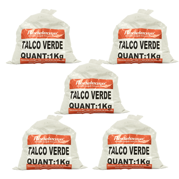 Talco Industrial Verde Carga Mineral (05 Kg)
