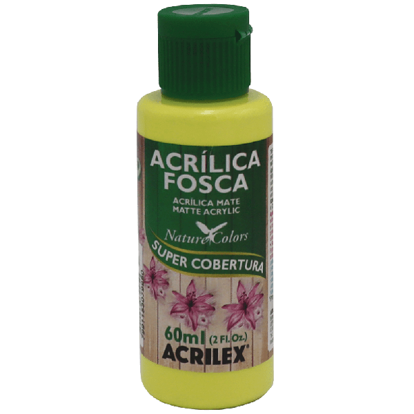 Tinta Acrílica Amarelo Limão Acrilex (60ml)