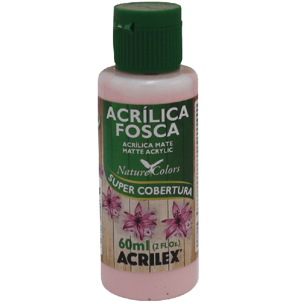 Tinta Acrílica Rosa Cotton Acrilex (60ml)