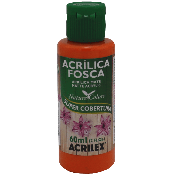 Tinta Acrílica Tangerina Acrilex (60ml)