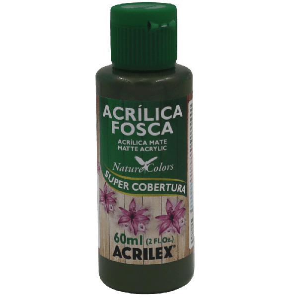 Tinta Acrílica Verde Oliva Acrilex (60ml)